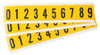 BRADY SPC ABSORBENTS 1530-# KIT NUMBERS LABEL KIT 0 THRU 9 25 CARDS
