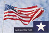 TOUGH-TEX 1677 US FLAG,30X60 FT,POLYESTER