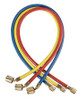 YELLOW JACKET 22983 MANIFOLD HOSE SET,36 IN,RED,YELLOW,BLUE