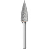 PFERD 24822 CARBIDE BUR,SCTI SG-13,1/4",DOUBLE CUT