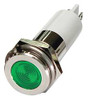 GRAINGER GLOBAL SOURCING 24M129 FLAT INDICATOR LIGHT GREEN 12VDC
