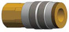 DIXON TICONDEROGA CO. 2FF2 COUPLER STEEL 1/4 FNPT 1/4 BODY