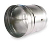 DAYTON 2TFZ8 ROUND FIRE DAMPER 165 DEG F 13-5/8 IN D