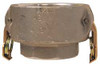 DIXON VALVE  COUPLING 3020-D-AL COUPLER 3 X 2 IN FEMALE COUPLER X FNPT DIXON VALVE  COUPLING 3020-D-AL COUPLER 3 X 2 IN FEMALE COUPLER X FNPT