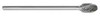 MONSTER 310-002715 CARBIDE BUR OVAL 1/2 IN 1/4 SHANK