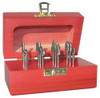 MONSTER 310-110016 CARBIDE BUR SET,SINGLE CUT,1/4",9PC