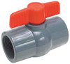 GRAINGER GLOBAL SOURCING 32H958 PVC BALL VALVE INLINE FNPT 1-1/2 IN