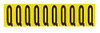 BRADY SPC ABSORBENTS 3440-Q LETTER LABEL 1-15/16IN.H CHARACTER VINYL