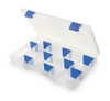 FLAMBEAU INC. 4007 ADJUSTABLE COMPARTMENT BOX TRANSLUCENT