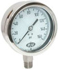 DURO BAG MFG CO 4207-0633-CERT PRESSURE GAUGE,0 TO 160 PSI,4-1/2IN