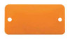 C.H. HANSON 43002 BLANK TAG,ALUM,3IN H,5IN W,ORANGE,PK5