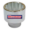WESTWARD 45J230 SOCKET 1 IN DR 2-5/16 IN 12 PT STD