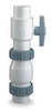 DAYTON 4RG92 CHECK VALVE WITH BALL VALVE PVC 1-1/2