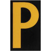 BRADY SPC ABSORBENTS 5000-P REFLECTIVE NUMBERS AND LETTERS,P,PK25