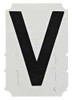 BRADY SPC ABSORBENTS 5140-V LETTER LABEL,V,PK10