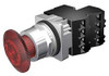 SIEMENS 52PR8GRGB PUSH BTN 30MM 1.79INMUSHROOM 2NC RED