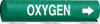 BRADY SPC ABSORBENTS 5735-II PIPE MARKER OXYGEN