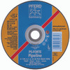 PFERD 63414 PIPELINE WHEEL,T27,4-1/2" X 1/8"