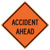 USA-SIGN 669-C/36-NRVFO-AA G7231 TRAFFIC SIGN ACCIDENT AHEAD H 36 I