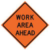 USA-SIGN 669-C/36-RVFO-WA 36IN WORK AREA AHEAD R34