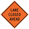 USA-SIGN 669-C/48-DGFO-LC TRAFFIC SIGN LANE CLOSED AHEAD H 48 IN.