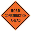 USA-SIGN 669-C/48-DGFO-RA 48IN ROAD CONSTRUCTION AHEAD DMND GRADE