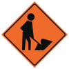 USA-SIGN 669-C/48-NRVFO-MS G7241 48IN WORKER SYMBOL VINYL