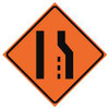 USA-SIGN 669-C/48-RVFO-RS G7244 48IN RIGHT LANE ENDS SYMBOL R34