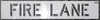 C.H. HANSON 70031 STENCIL,FIRE LANE,12 X 9 IN.