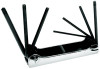 KLEIN TOOLS 70586 FOLDING TORX® KEY SET, 7-KEY, SAE SIZES