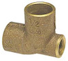 NIBCO 705-LF 1X1/8X1 REDUCING TEE LOW-LEAD CAST BRONZE