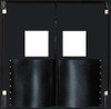 CHASE 7296XDBLA G4690 SWINGING DOOR 8 X 6FT BLACK POLYET