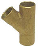 NIBCO 749-LF 1 WYE 45 DEG 1 IN LOW-LEAD CAST BRONZE