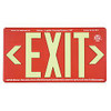 GLO BRITE 75-7070-B EXIT SIGN ENGLISH PLASTIC SURFACE
