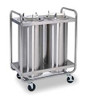 LAKESIDE 777 PLATE DISPENSER CART,ADJ,HEATED,36X18X39