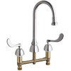 CHICAGO FAUCETS 786-XKABCP GN KITCHEN FAUCET 2.2 GPM 5-1/4IN SPOUT