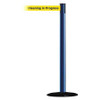TENSABARRIER 889B-33-23-MAX-NO-YCX-C BARRIER POST WITH BELT 13 FT L YELLOW