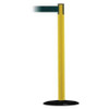 TENSABARRIER 889B-33-35-MAX-NO-G6X-C BARRIER POST WITH BELT 13 FT L GREEN