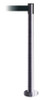 TENSABARRIER 889F-1S-1S-STD-NO-G7X-C FIXED BARRIER POST W/ BELT SATIN CHROME