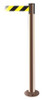 TENSABARRIER 889F-2P-2P-STD-NO-D4X-C FIXED BARRIER POST W/ BELT 36-1/2 IN H