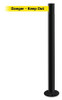 TENSABARRIER 889F-33-33-MAX-NO-YDX-C FIXED BARRIER POST WITH BELT 13 FT L