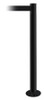 TENSABARRIER 889F-33-33-STD-NO-B9X-C FIXED BARRIER POST WITH BELT BLACK