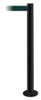 TENSABARRIER 889F-33-33-STD-NO-G6X-C FIXED BARRIER POST WITH BELT GREEN