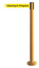 TENSABARRIER 889F-35-35-STD-NO-YCX-C FIXED BARRIER POST WITH BELT 7-1/2 FT L