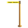 TENSABARRIER 889F-35-35-STD-NO-YDX-C FIXED BARRIER POST WITH BELT 7-1/2 FT L
