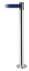 TENSABARRIER 889F-3P-3P-STD-NO-L5X-C FIXED BARRIER POST WITH BELT BLUE