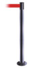 TENSABARRIER 889F-73-73-STD-NO-R5X-C FIXED BARRIER POST WITH BELT RED