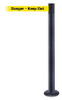 TENSABARRIER 889F-89-89-MAX-NO-YDX-C FIXED BARRIER POST WITH BELT 13 FT L