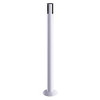 TENSABARRIER 889R-33-32-RCV RECEIVER POST 36-1/2 IN H WHITE