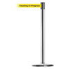 TENSABARRIER 889U-1P-1P-MAX-NO-YCX-C BARRIER POST WITH BELT METAL 13 FT L